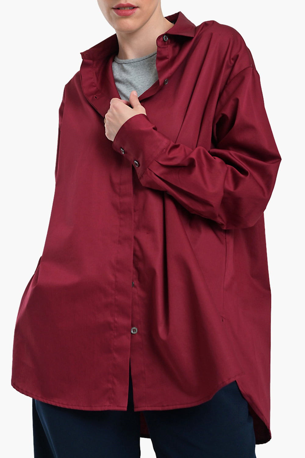 Carmon 801 Blouse - wine