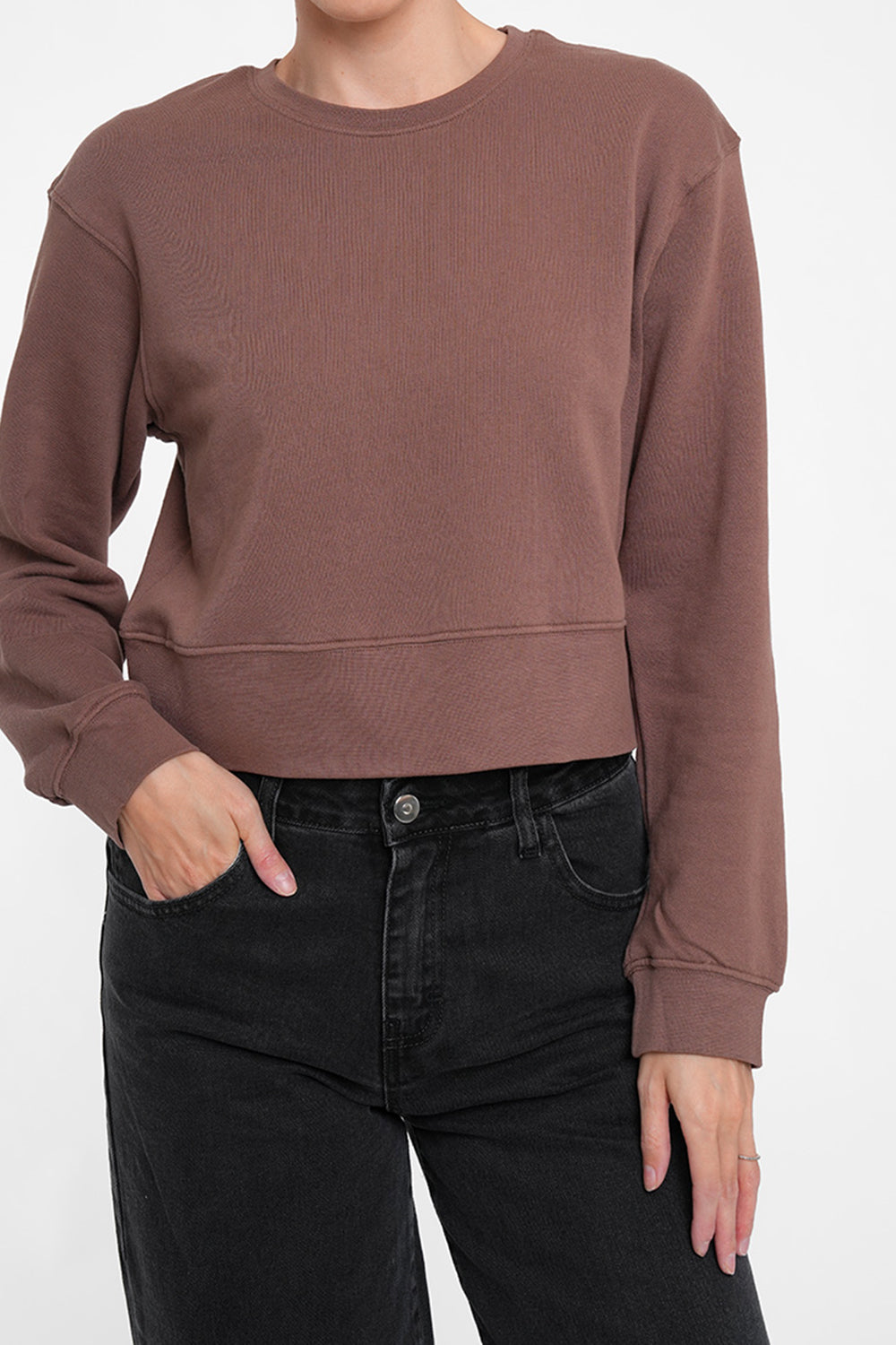 Tara Sweater - dusty blue