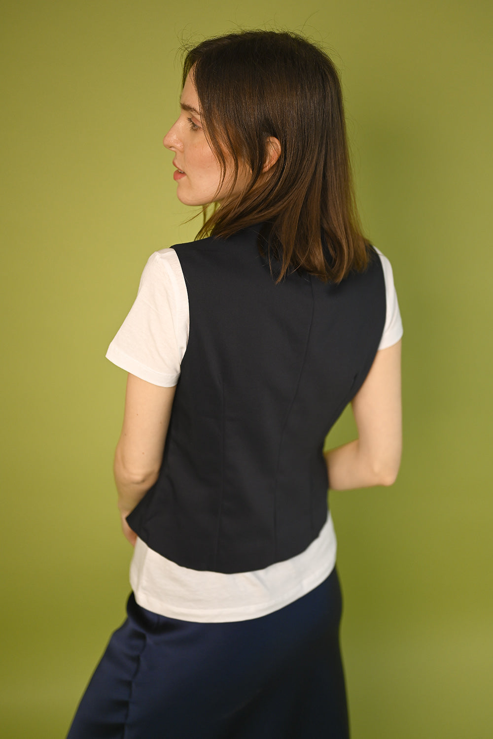 Yora Gilet- dark blue