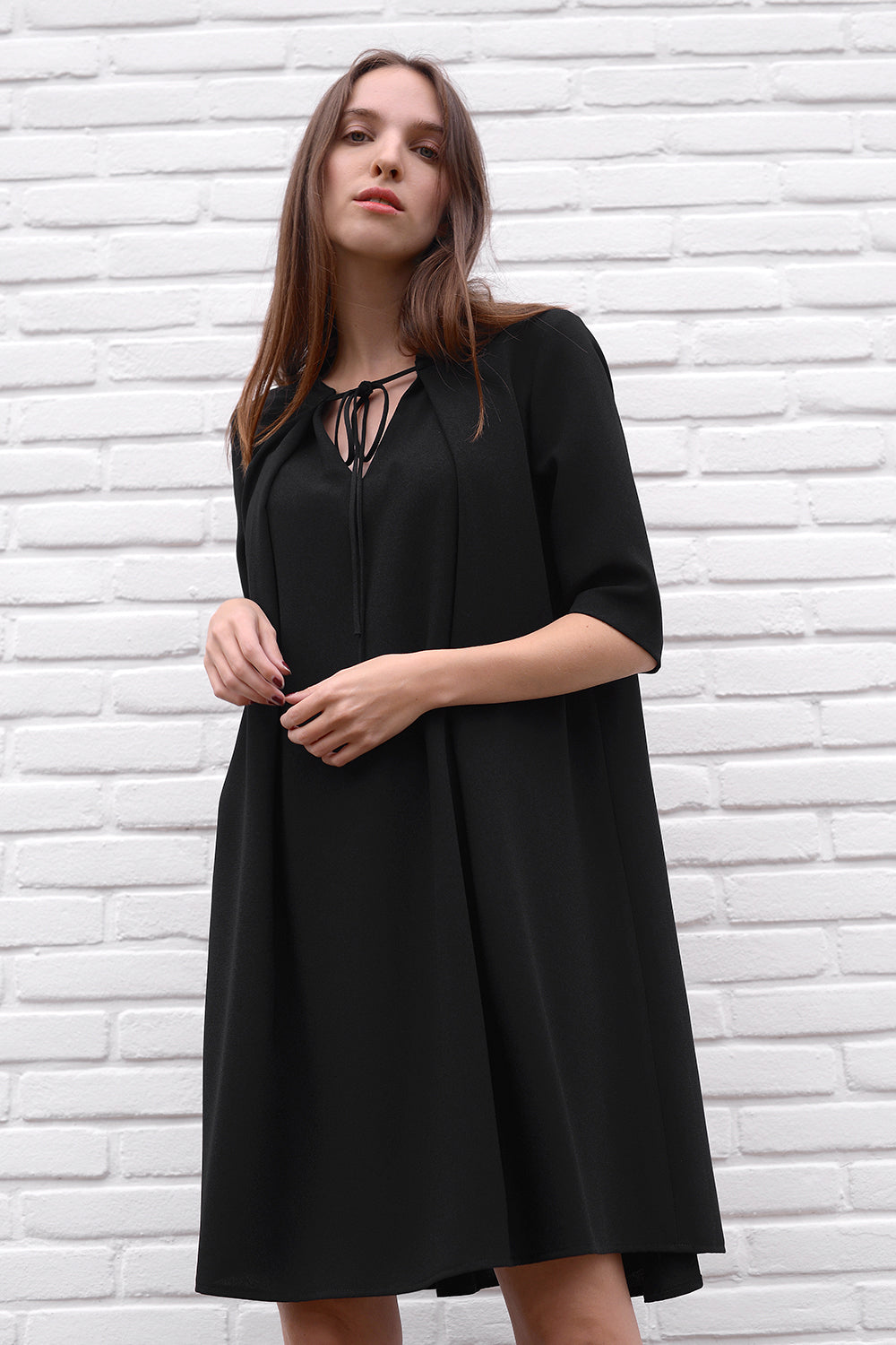Aruni Dress - nero - PREGO - made with love - Damenmode