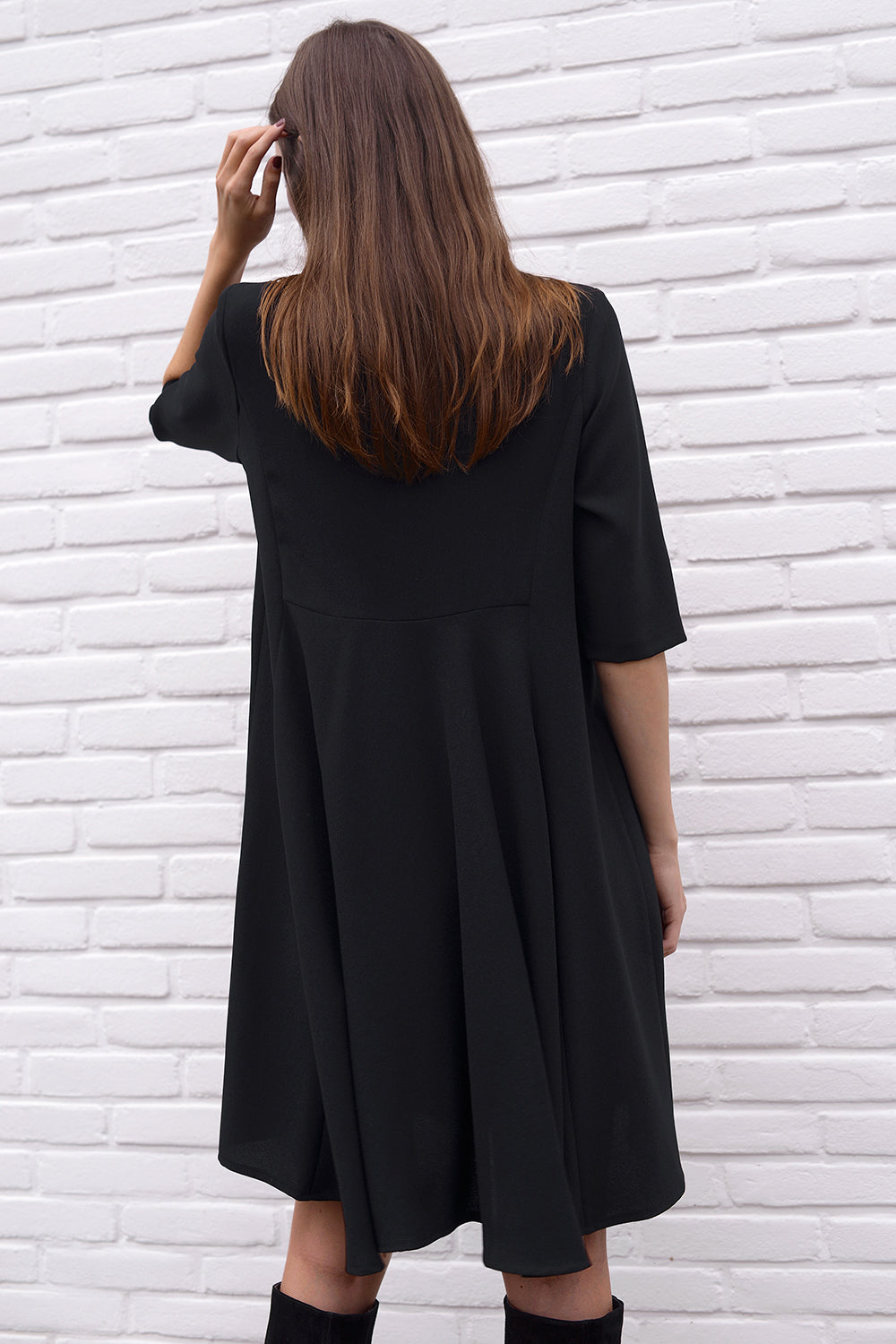 Aruni Dress - nero - PREGO - made with love - Damenmode