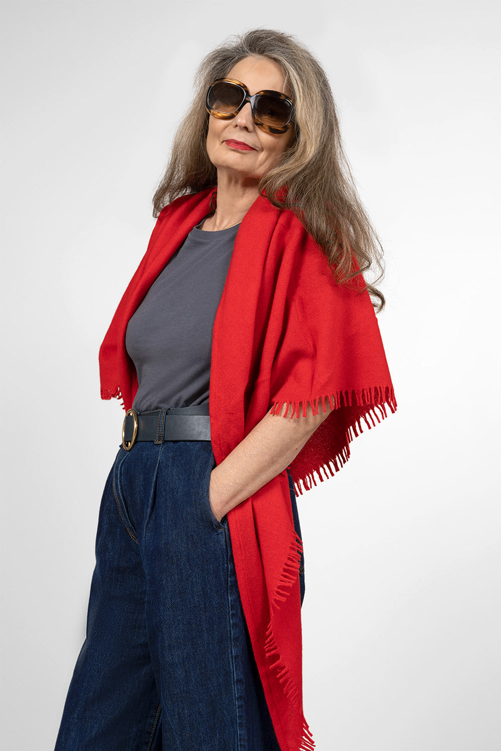 Quelara Stola - berry