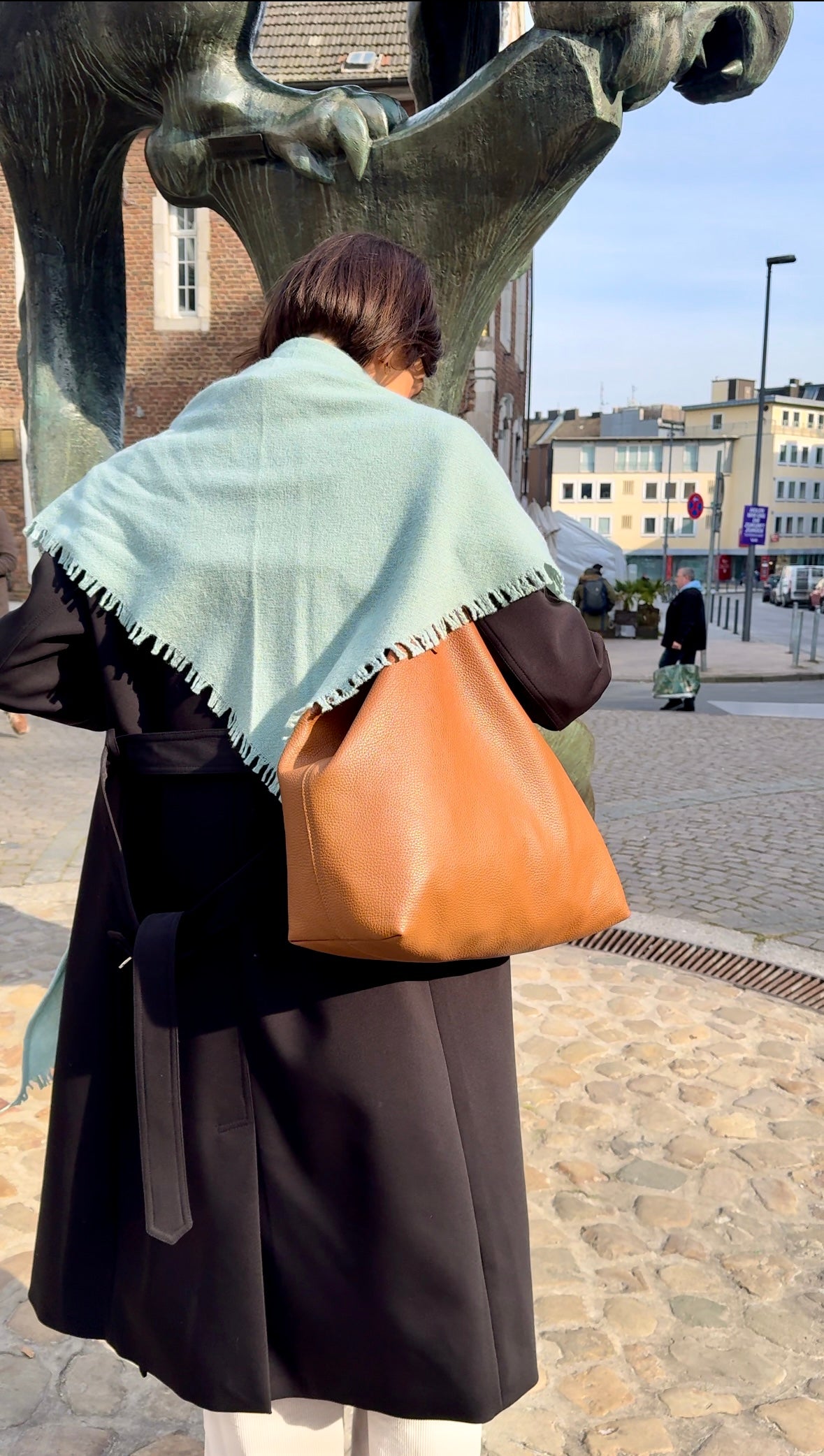 Quelara Wool Stola - iris