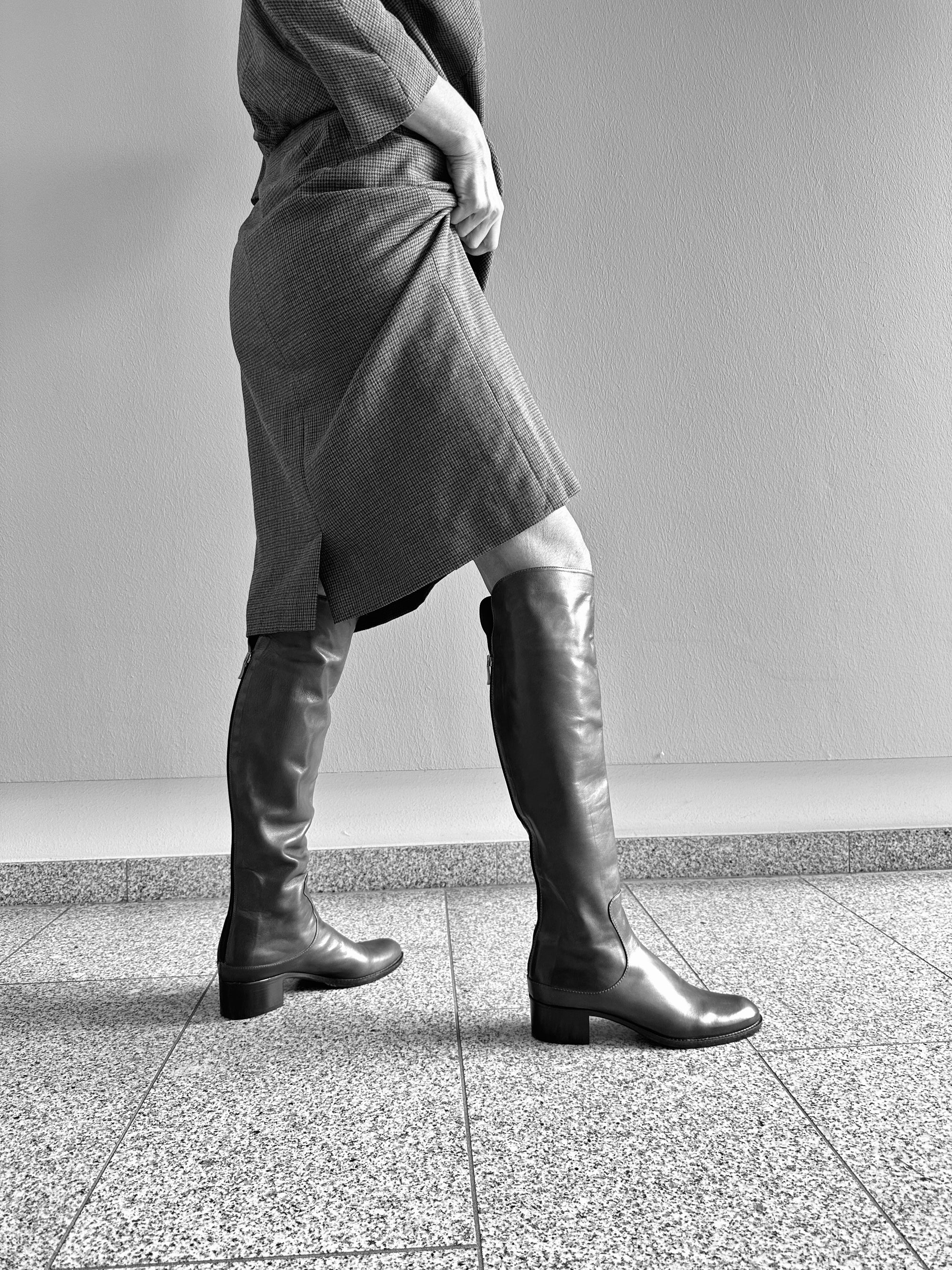 Natalie Nap Boots - grey