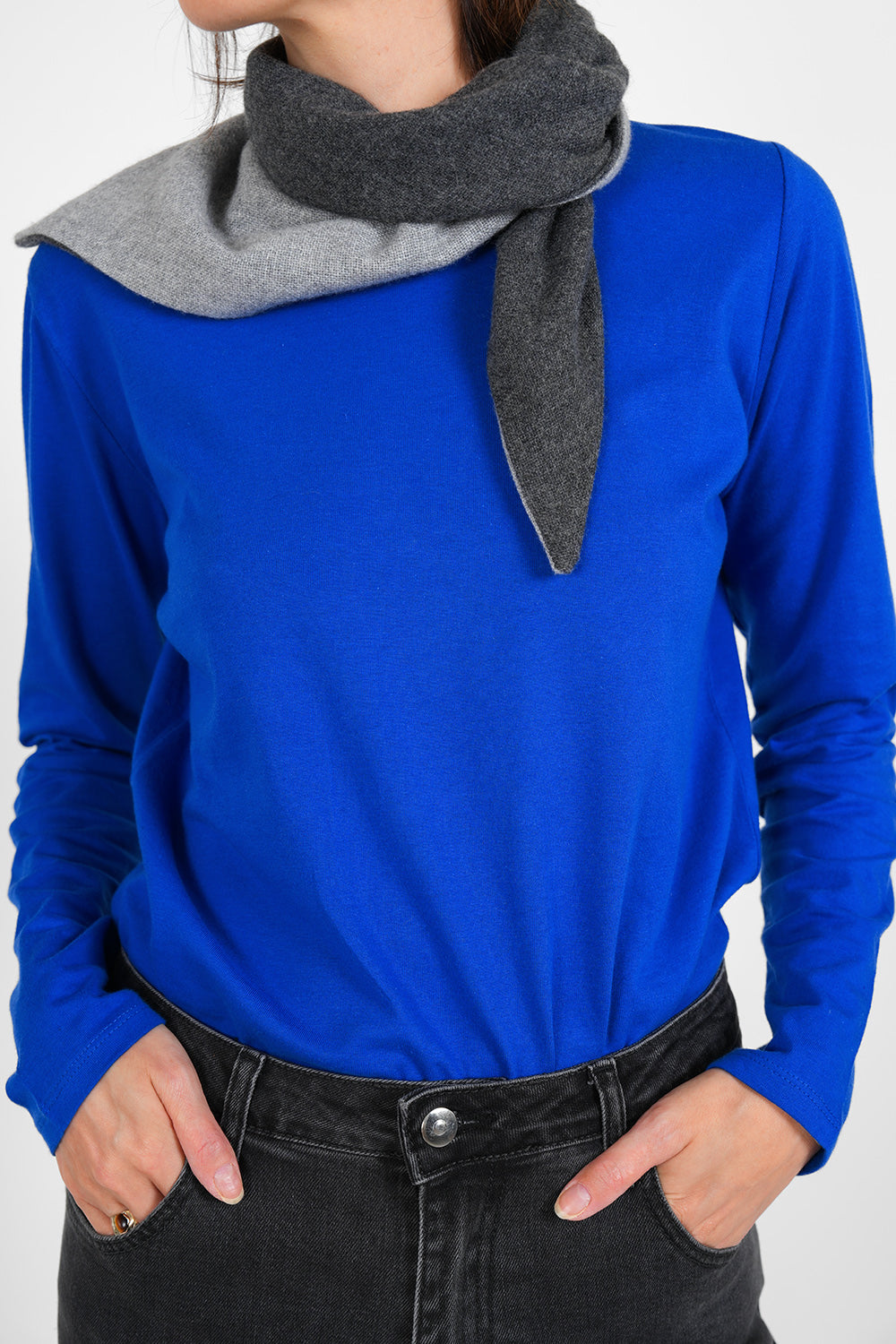 Camillo Wool Scarf - grey