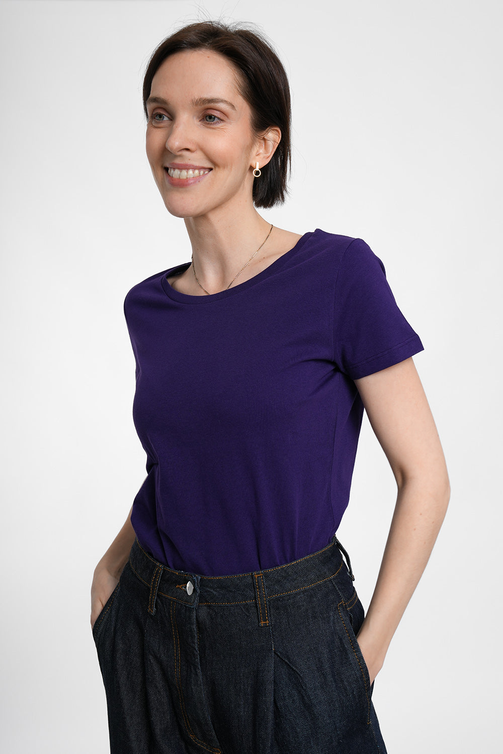 Tipra Organic Cotton Shirt - purple