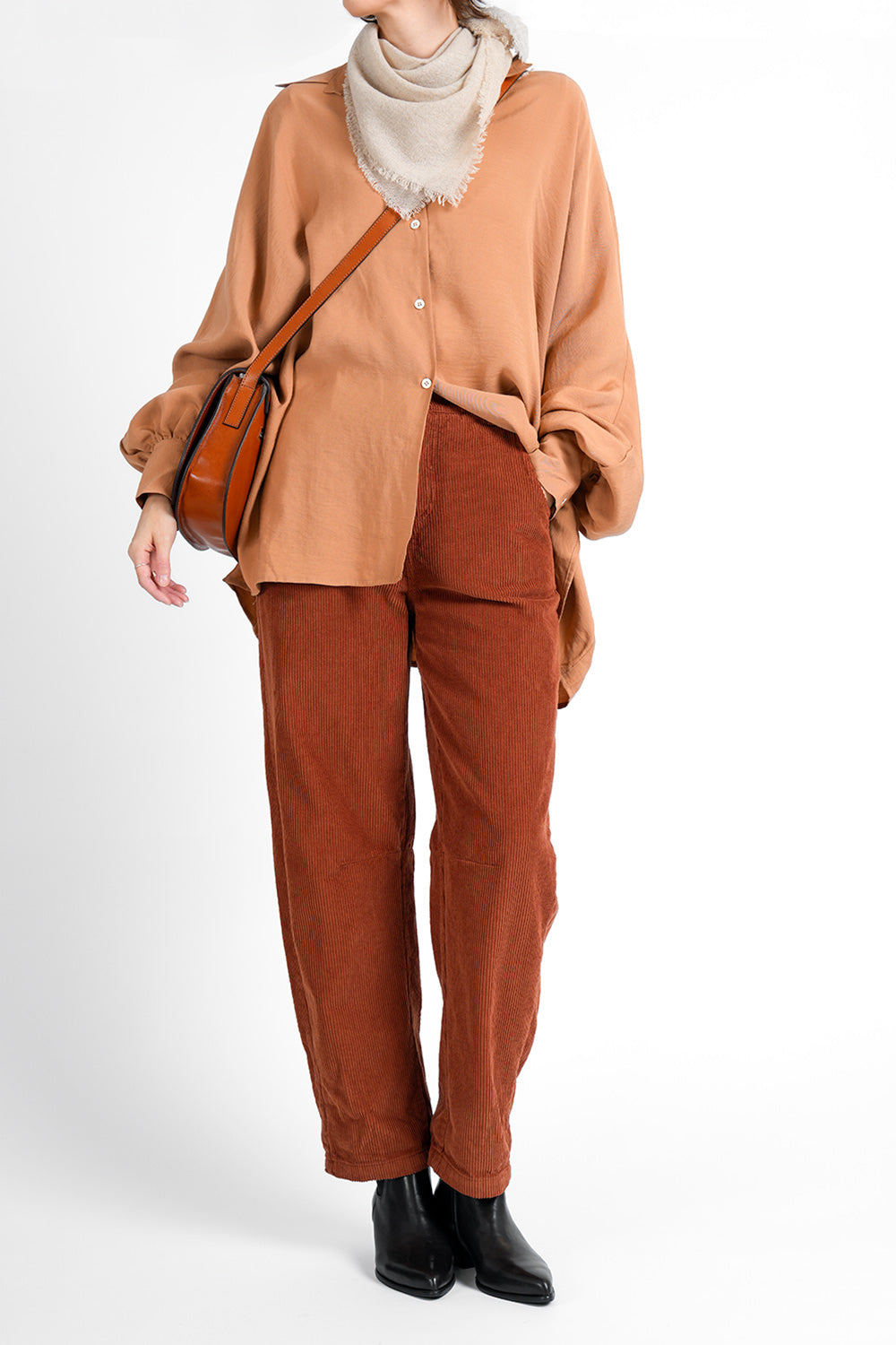 Cerena 394 Blouse - dark brown