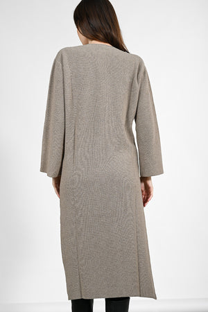Alessia Wool Dress - taupe