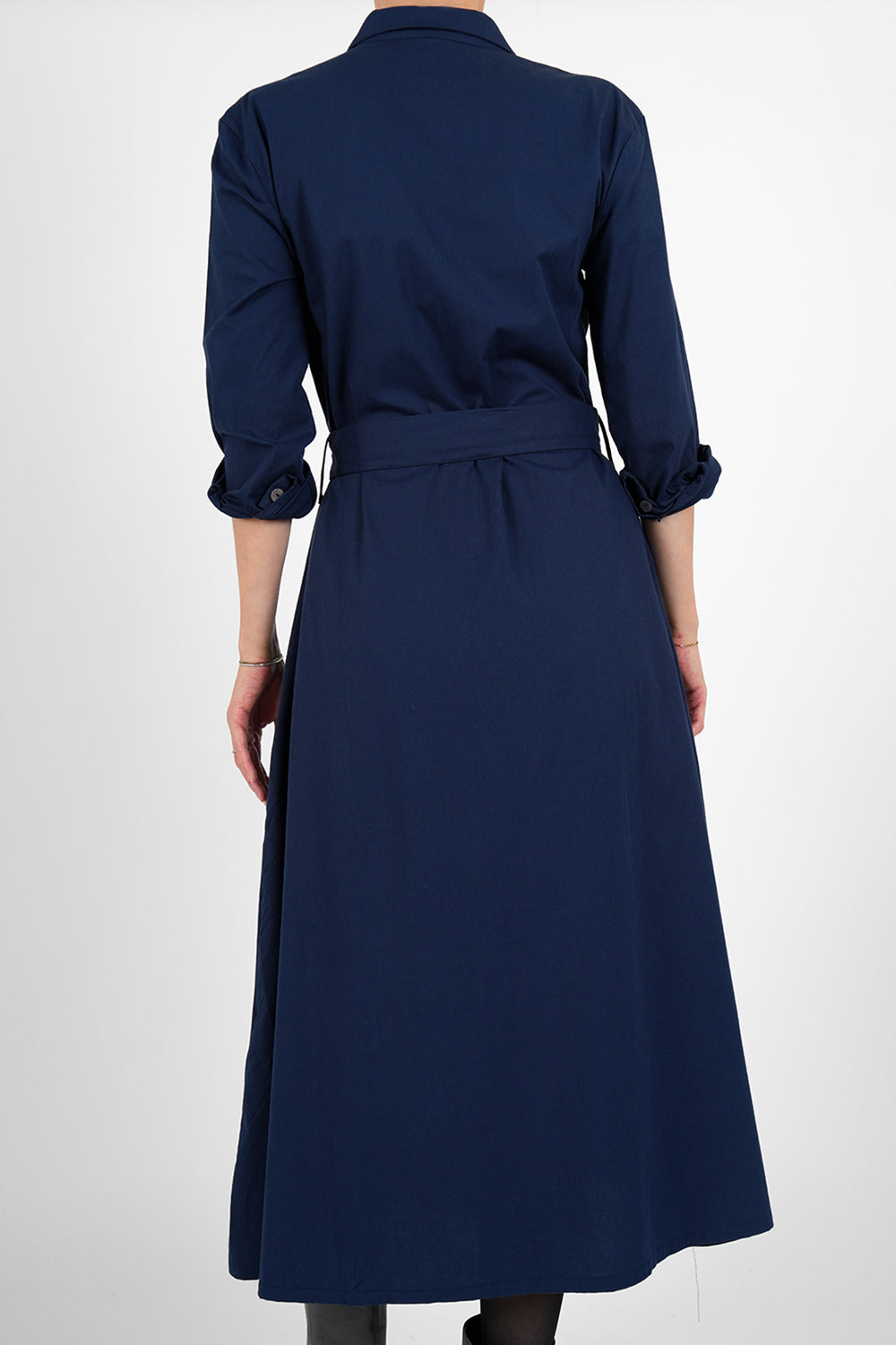 Arumba Poplin Dress - blue