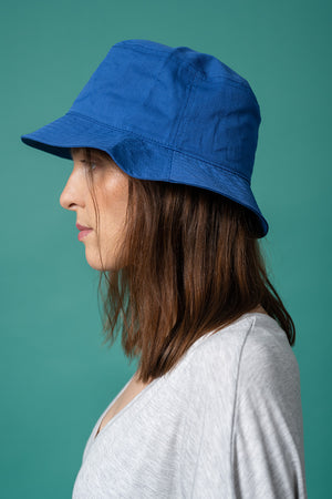 Barenel Cotton Hat - indigo