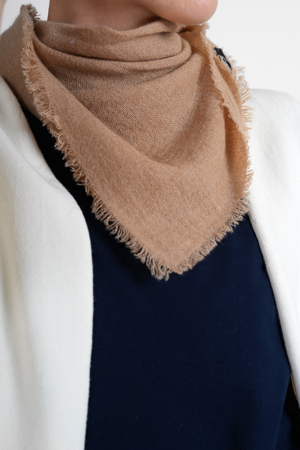 Cara Wool Scarf - camel