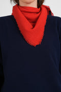 Cara Wool Scarf - cherry