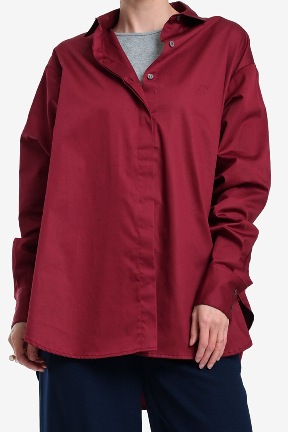 Carmon 801 Blouse - wine