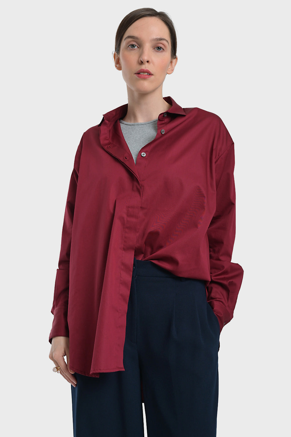 Carmon 801 Blouse - wine