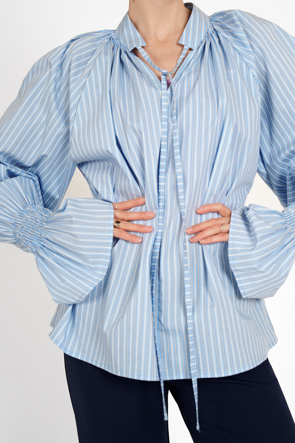 Cerena 394 Blouse - dark brown