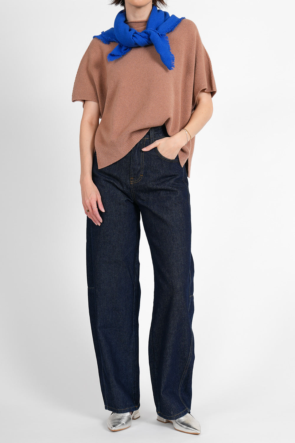 Quelara Wool Stola - taupe