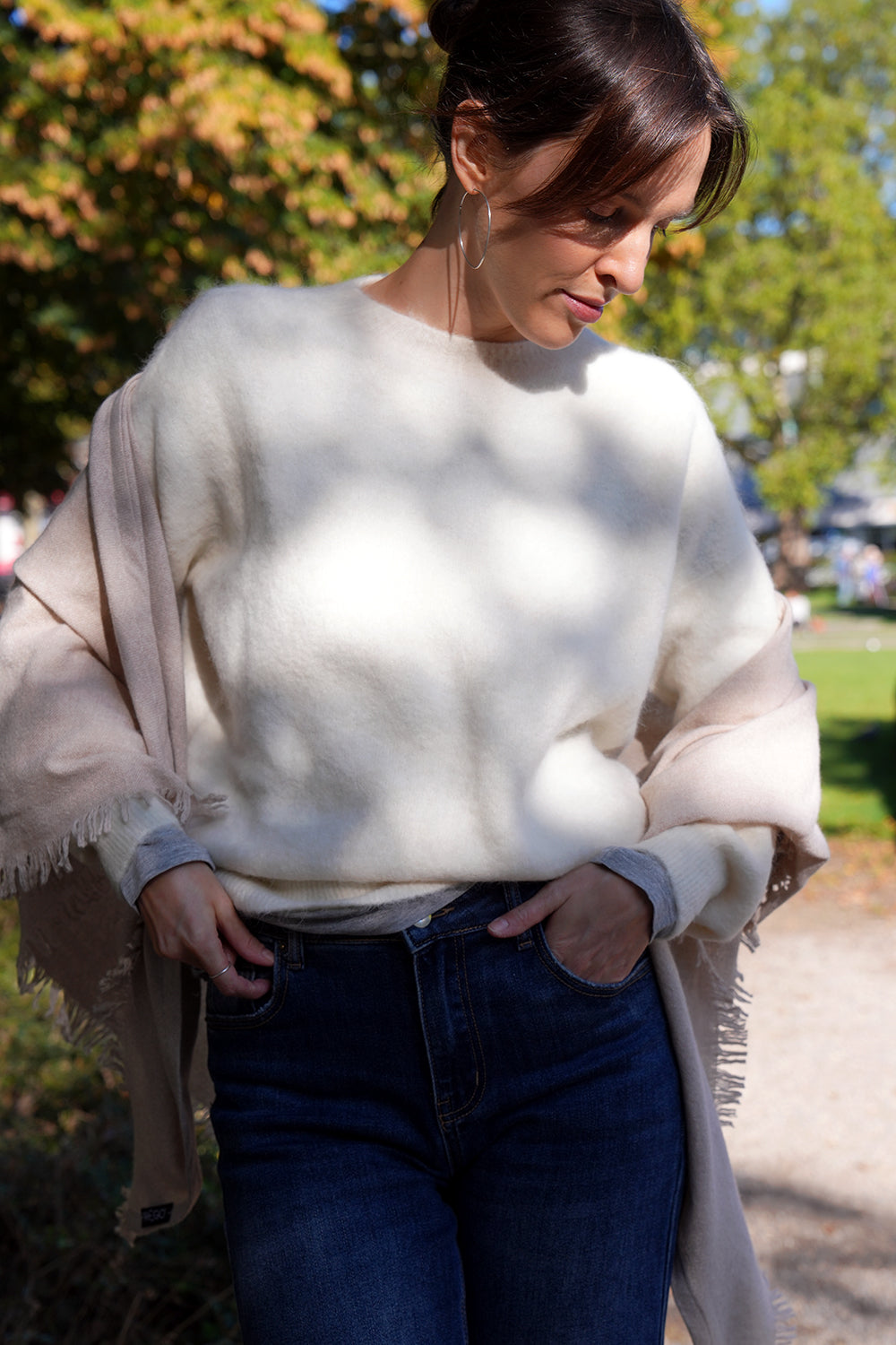 Erim Pullover - offwhite