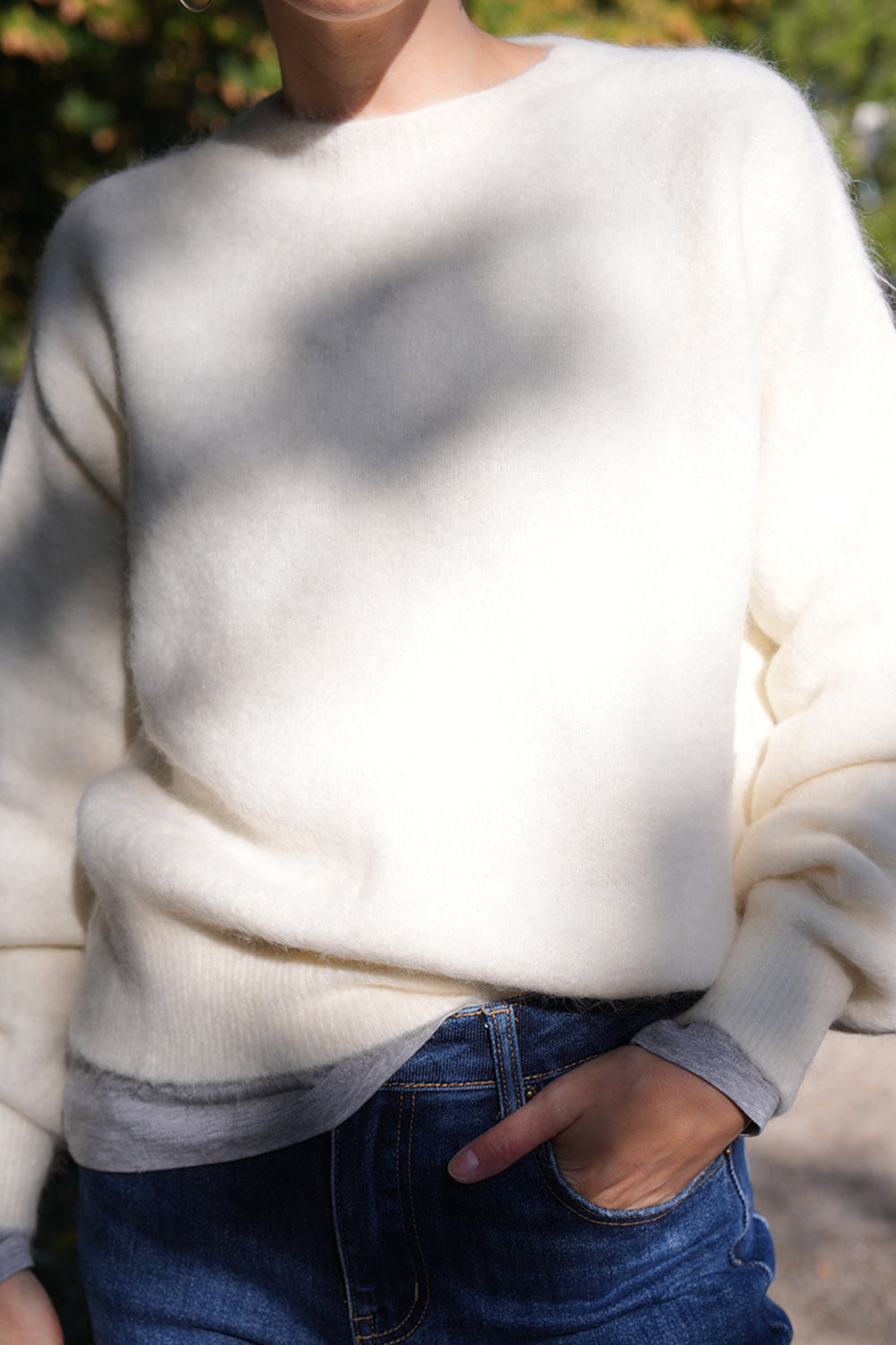 Erim Pullover - offwhite
