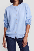 Estella Wool Cardigan - sky