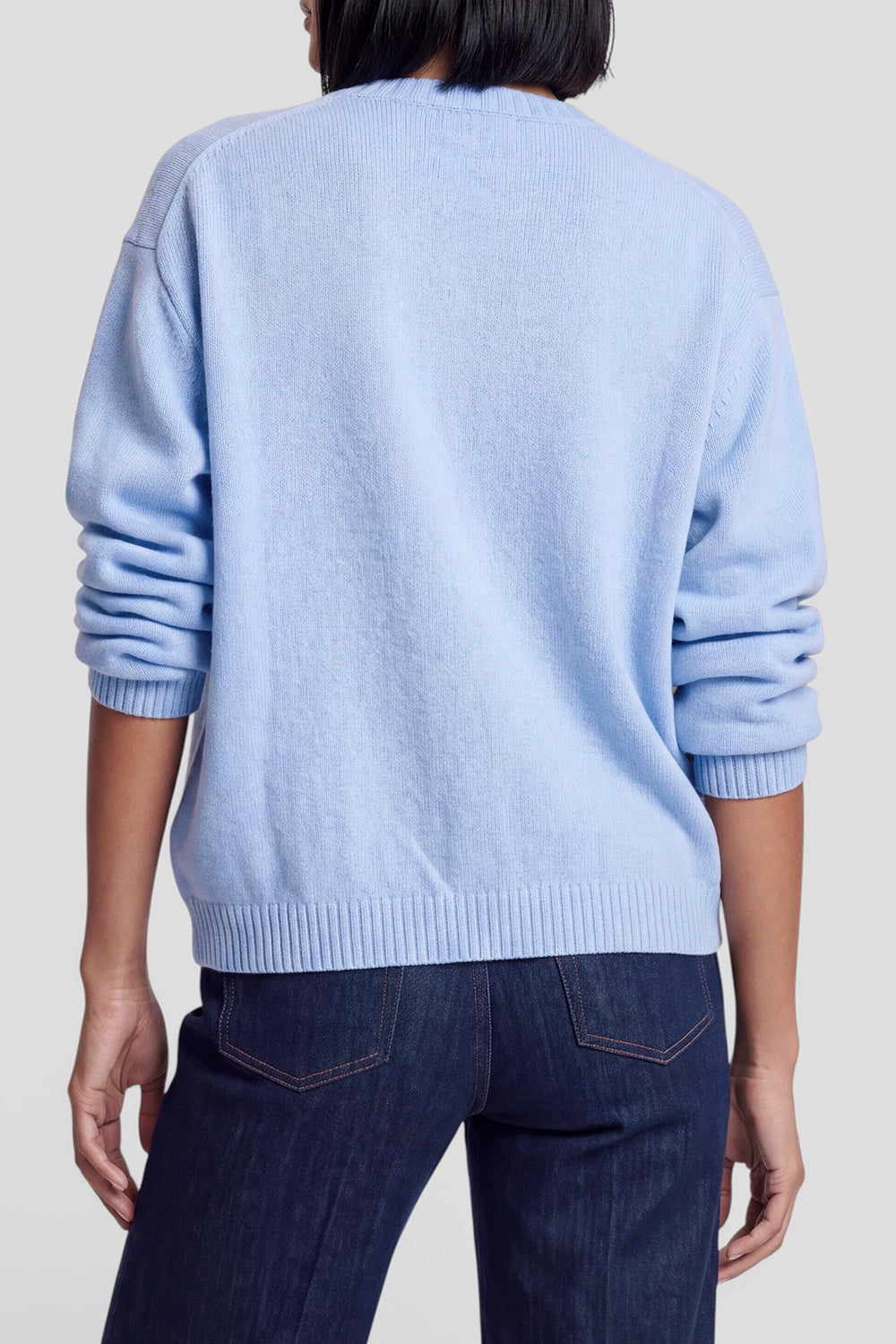 Estella Wool Cardigan - sky