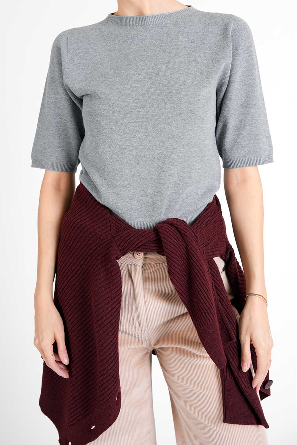 Mira Wool Pull - rose