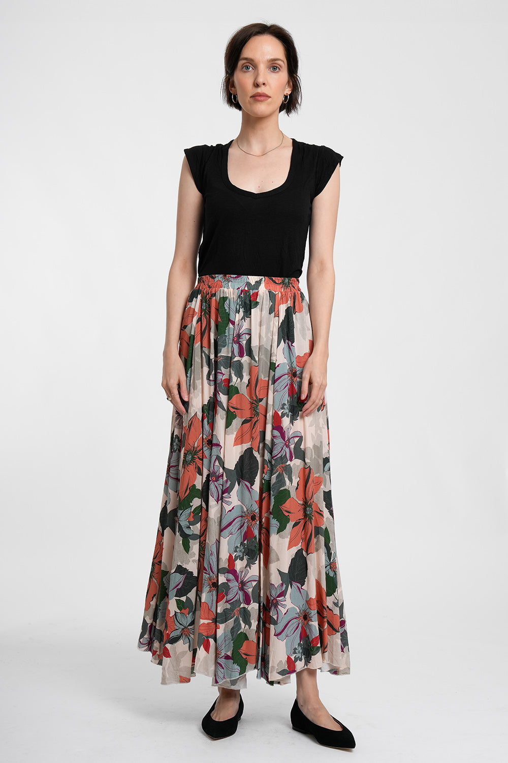 Gama 1064 Skirt - flowers
