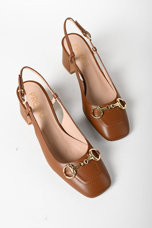 Jackie Nap Shoe - brandy