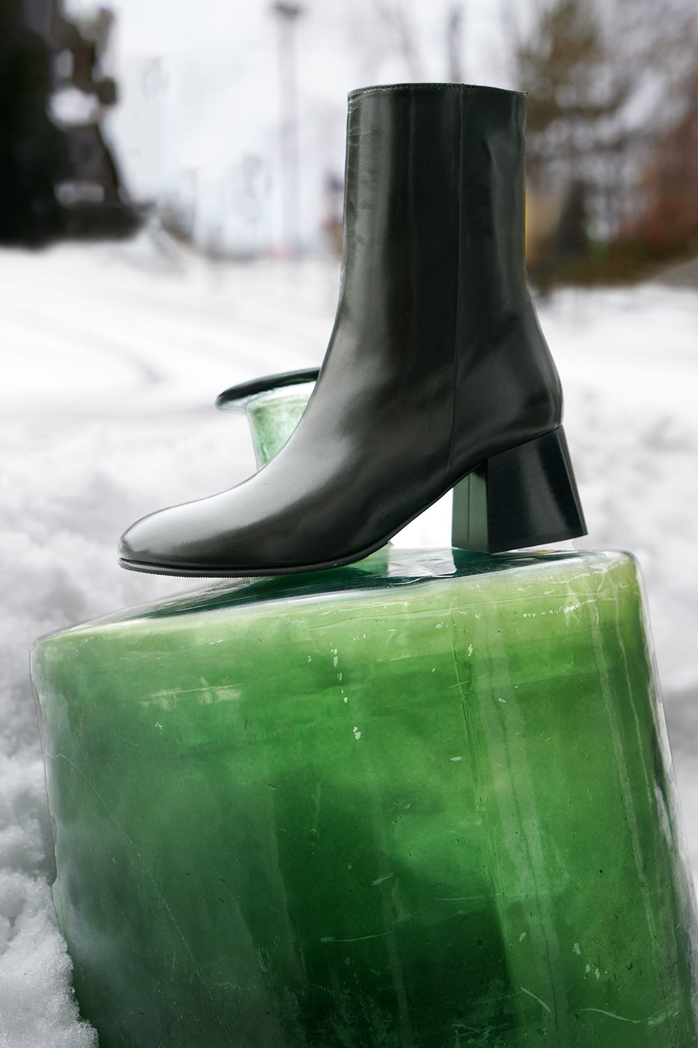 Jeanne Nap Boots - olive