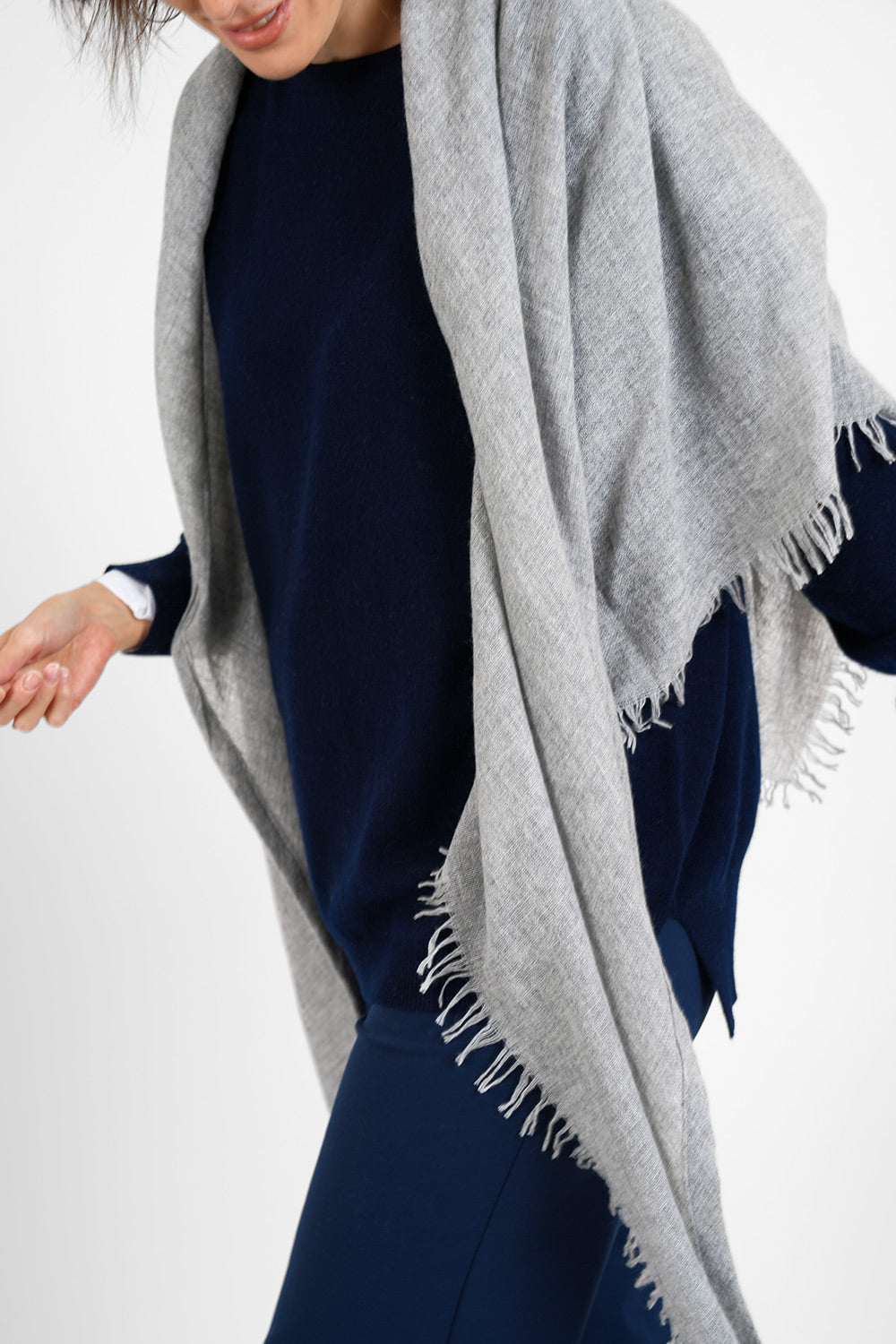 Mailin Wool Pullover - dark blue