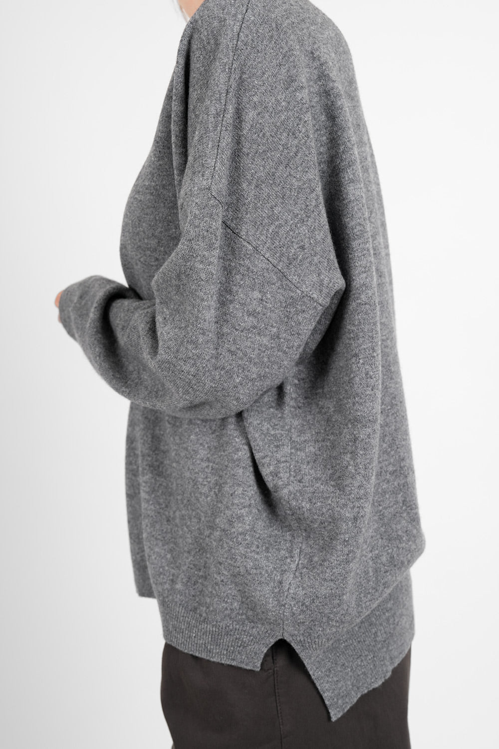 Mailin Wool Pullover - grey