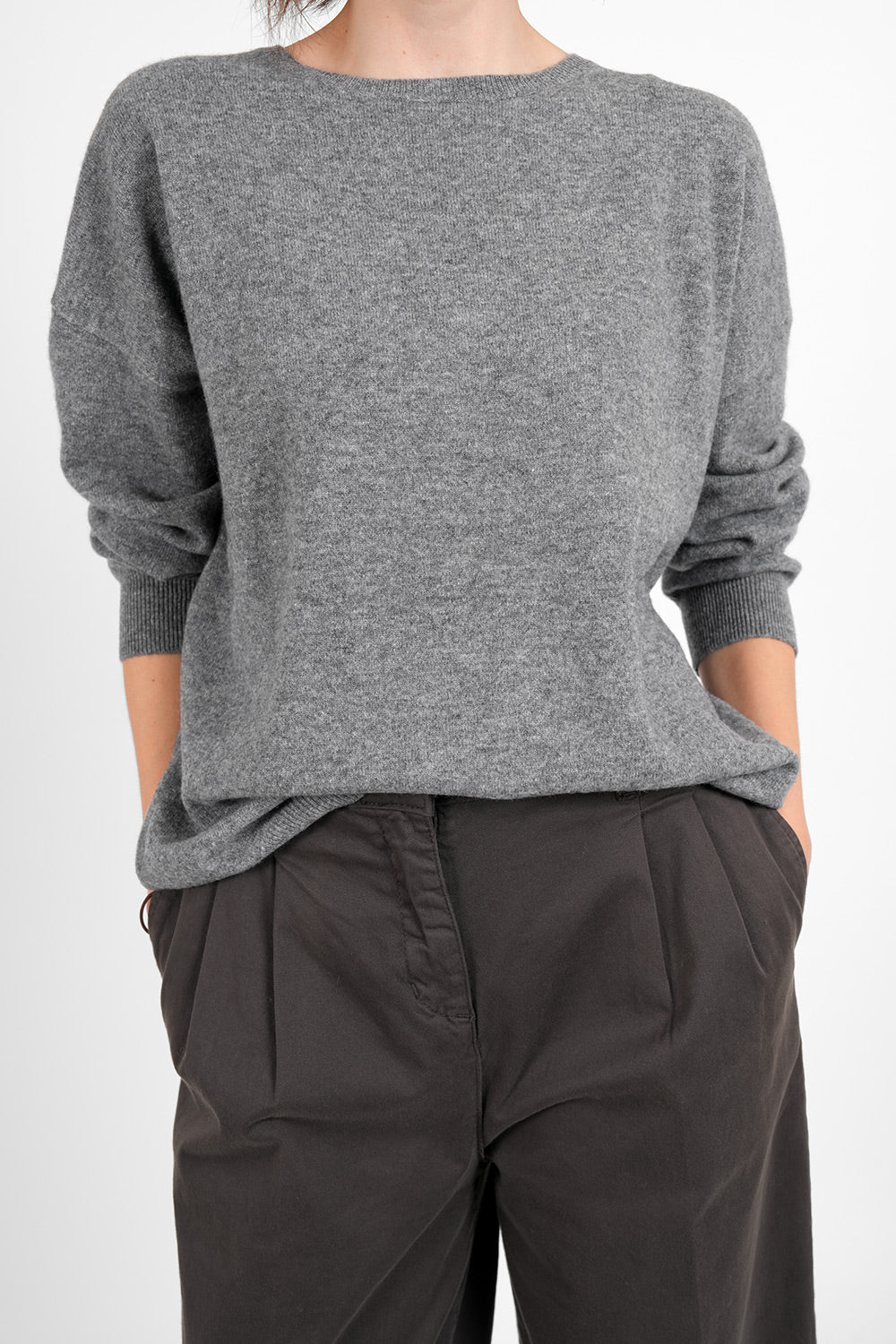 Mailin Wool Pullover - grey