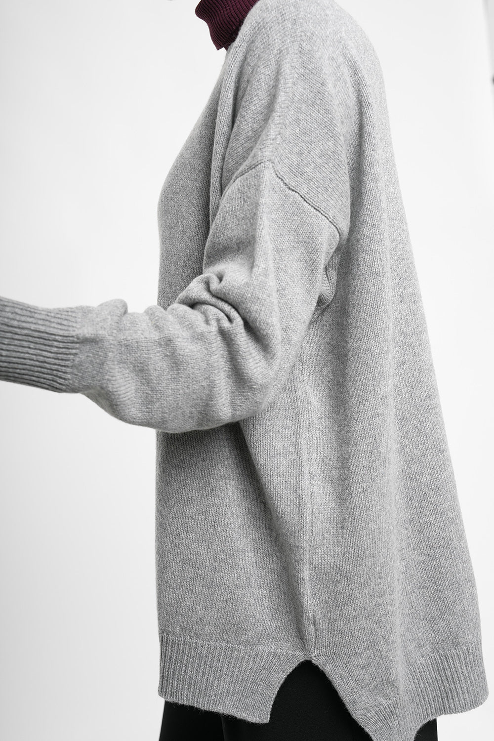 Mira Wool Pull - light grey