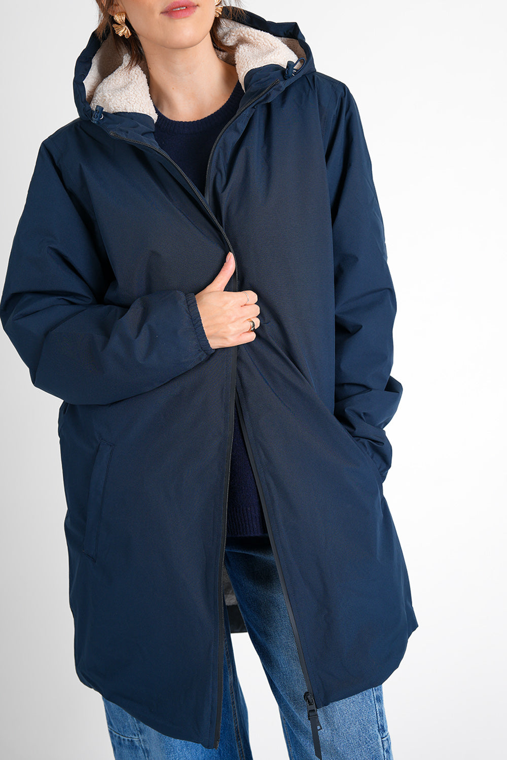 Otis Coat - dark blue