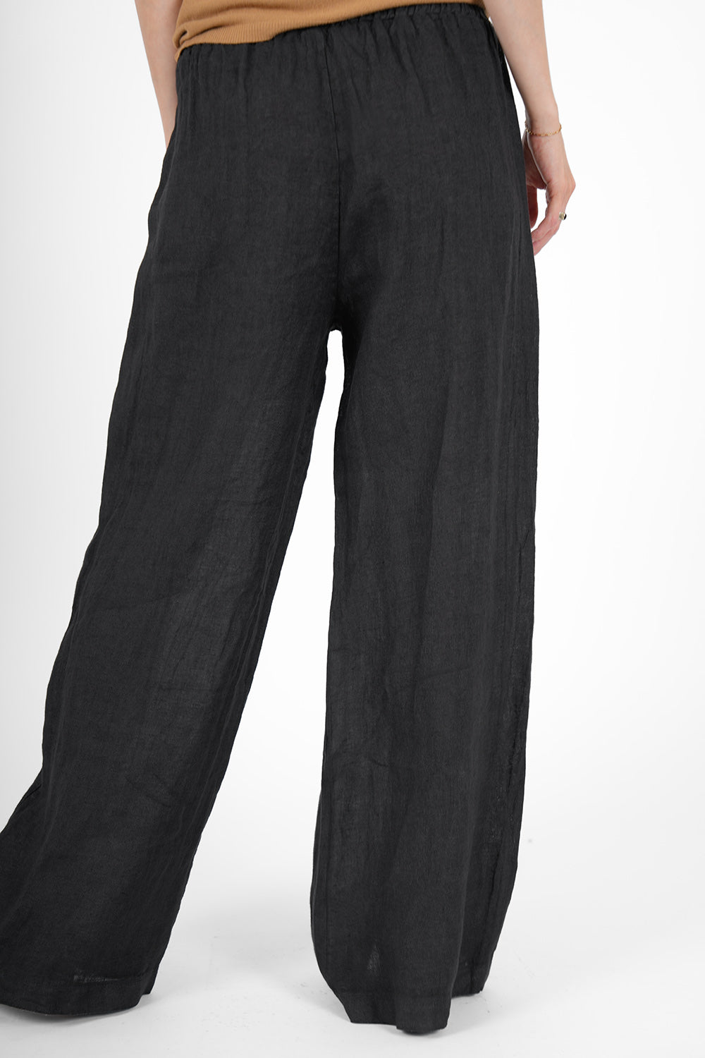 Pujol Linen Pants - black