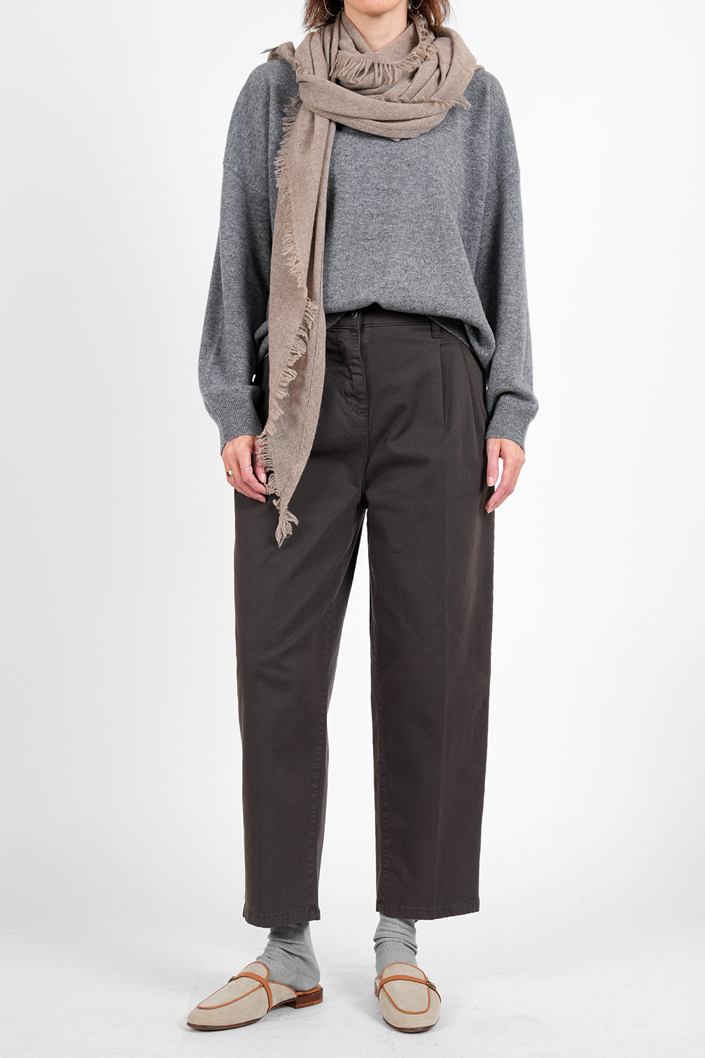 Quintin Wool Stola - taupe