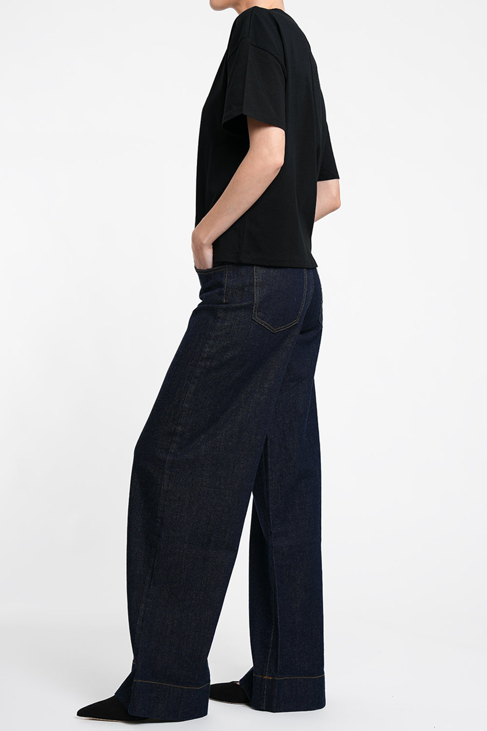 Tessa Organic Cotton Shirt - black