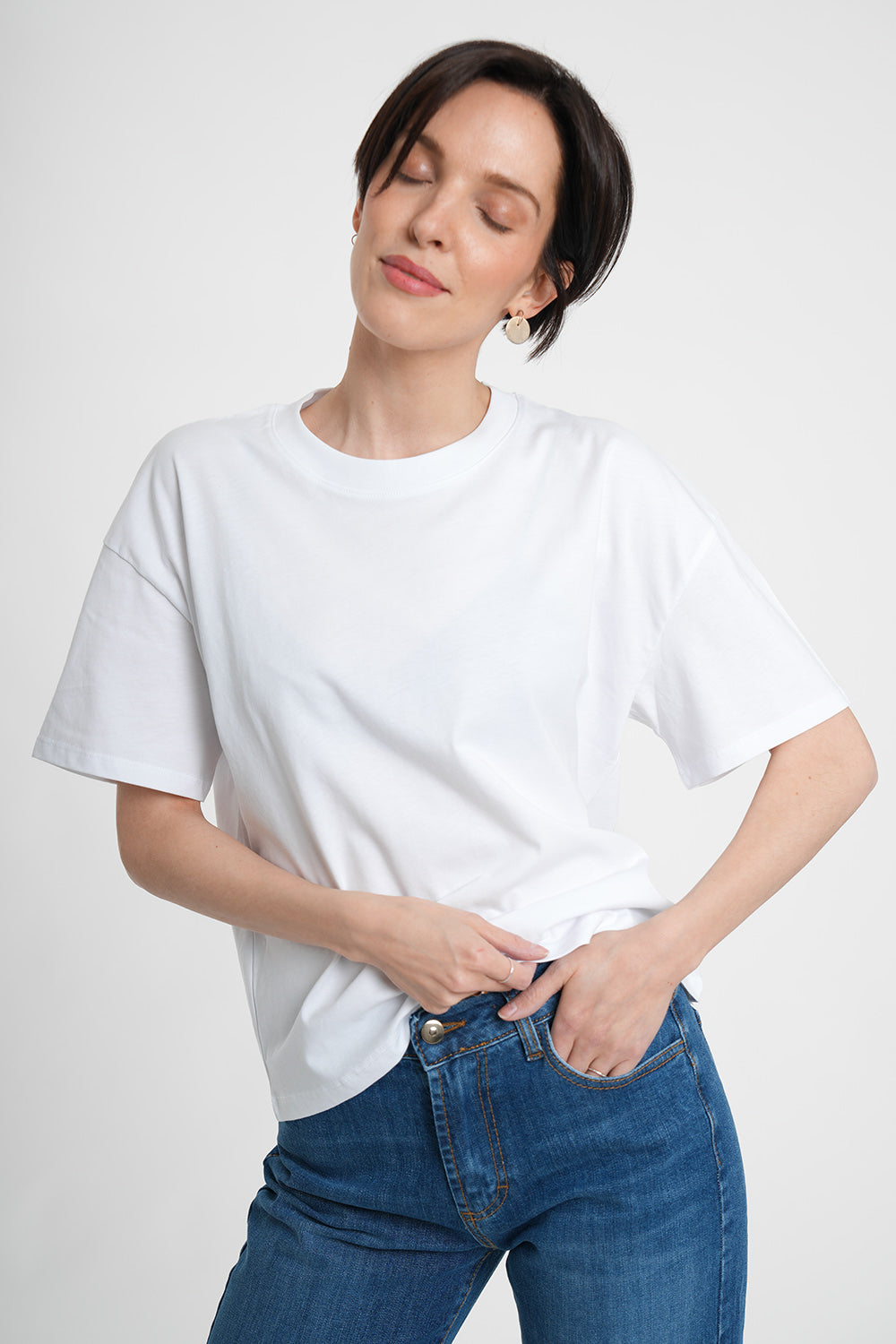 Tessa Organic Cotton Shirt - white