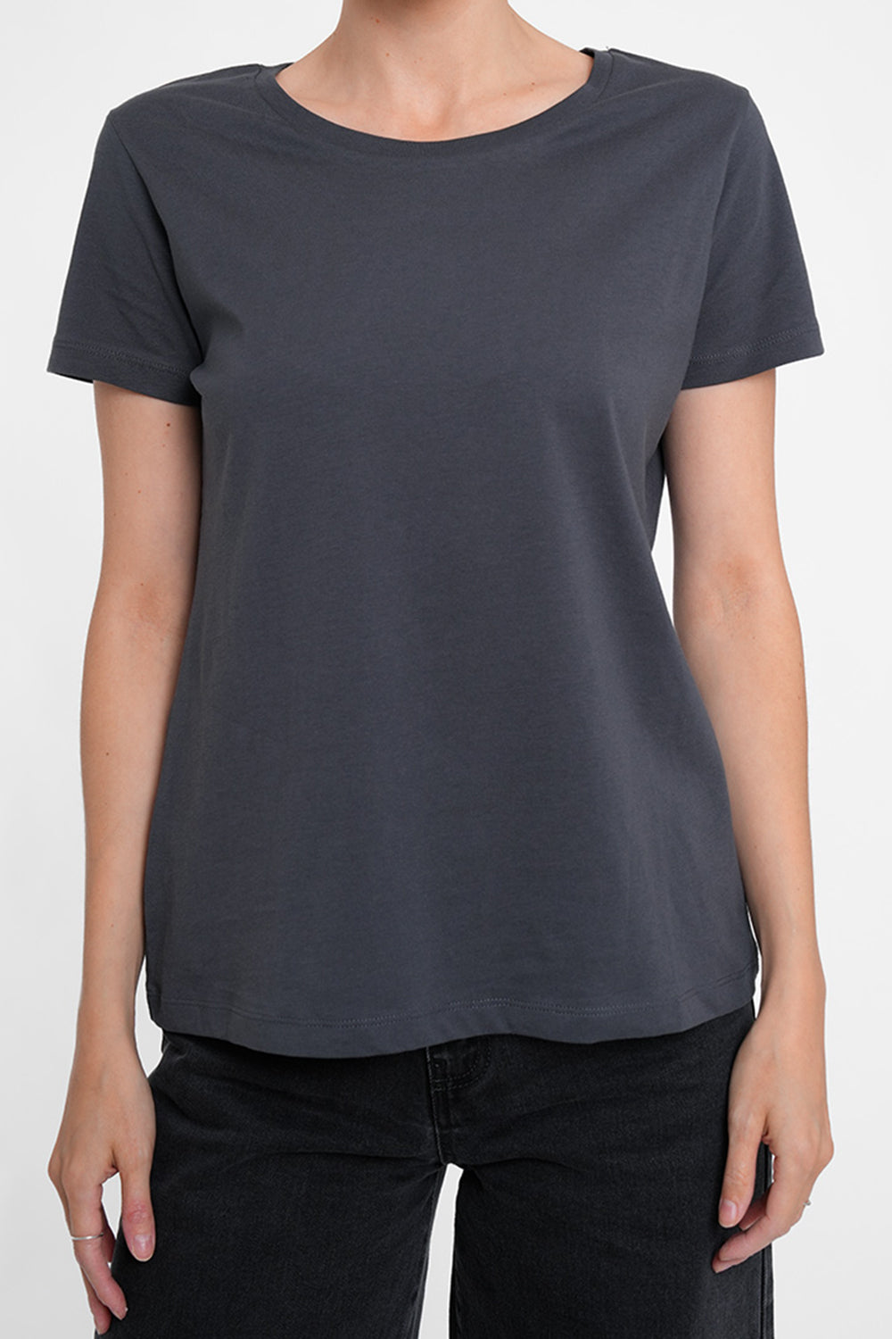 Tipra Organic Cotton Shirt - dark grey