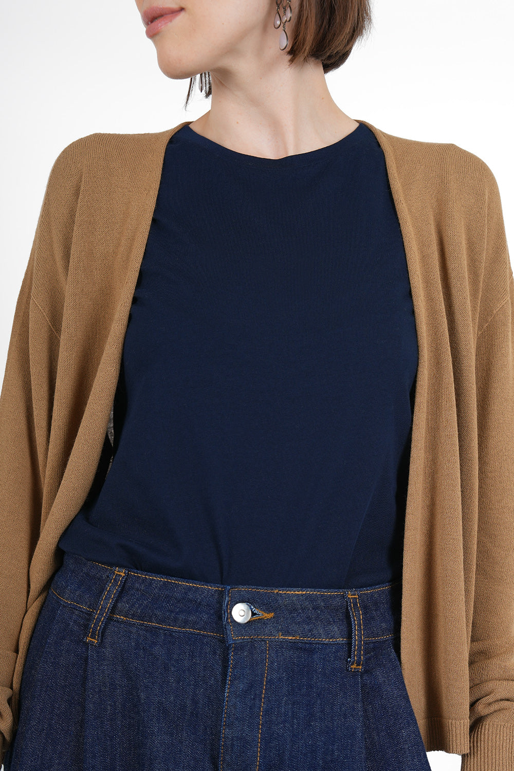 Tipra Organic Cotton Shirt - navy