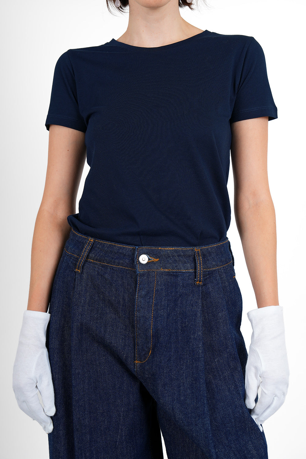 Tipra Organic Cotton Shirt - navy