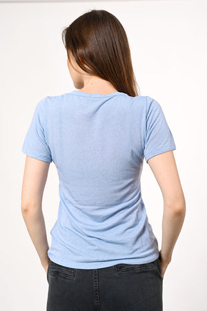 Trine Merino Wool Shirt - light blue