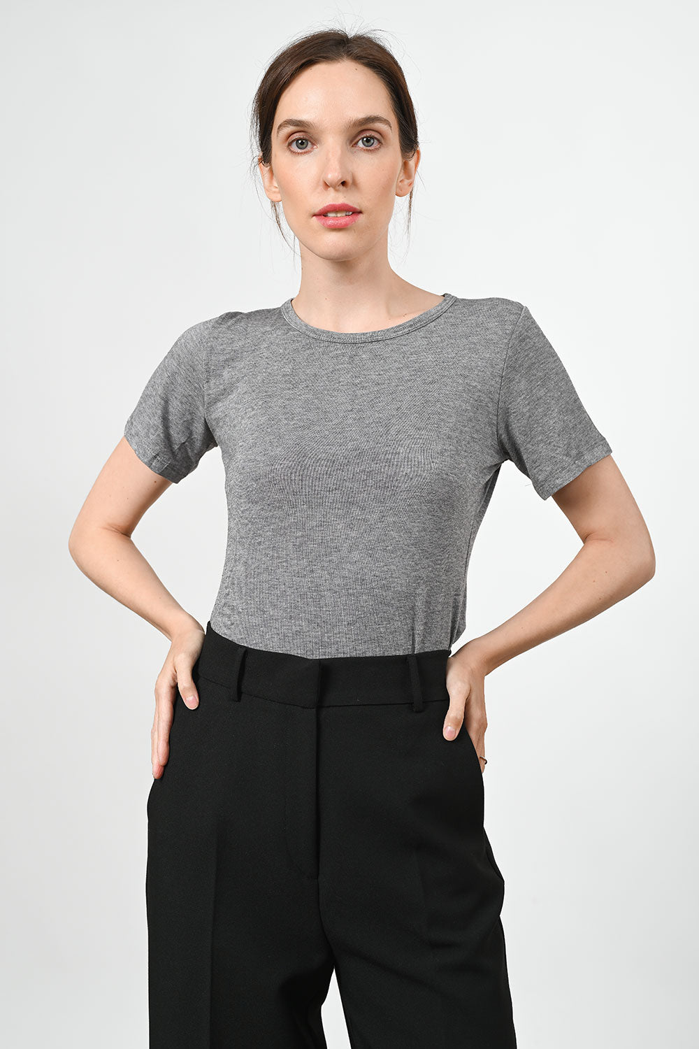 Trine Merino Wool Shirt - grey