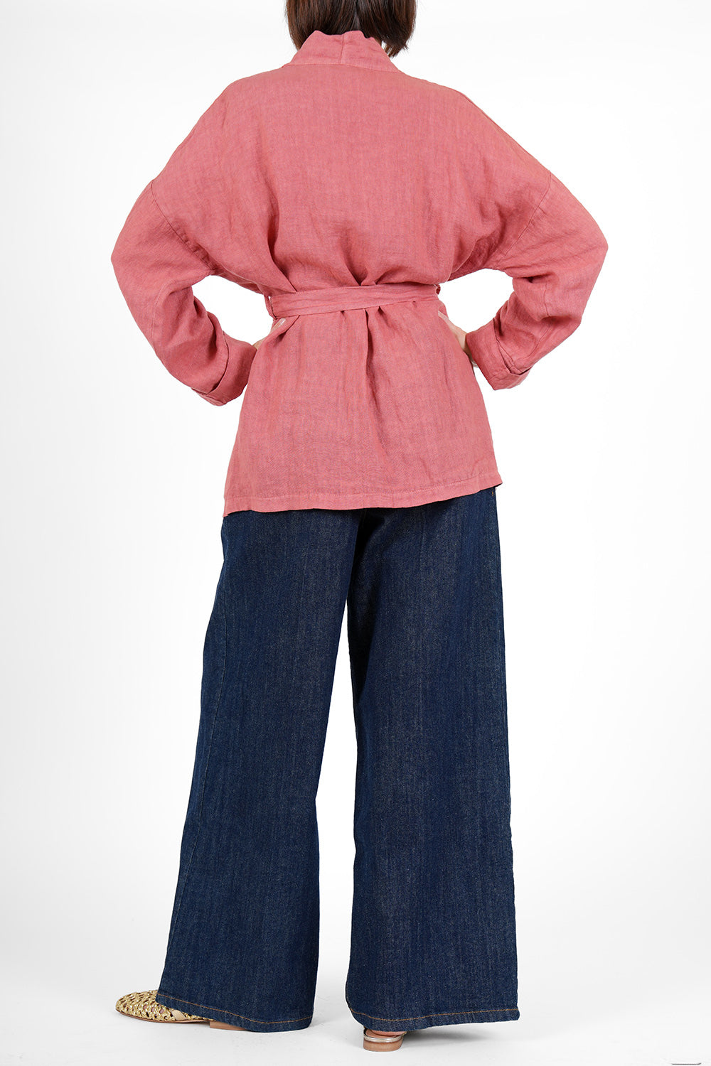 Yen Linen Kimono - sorbet