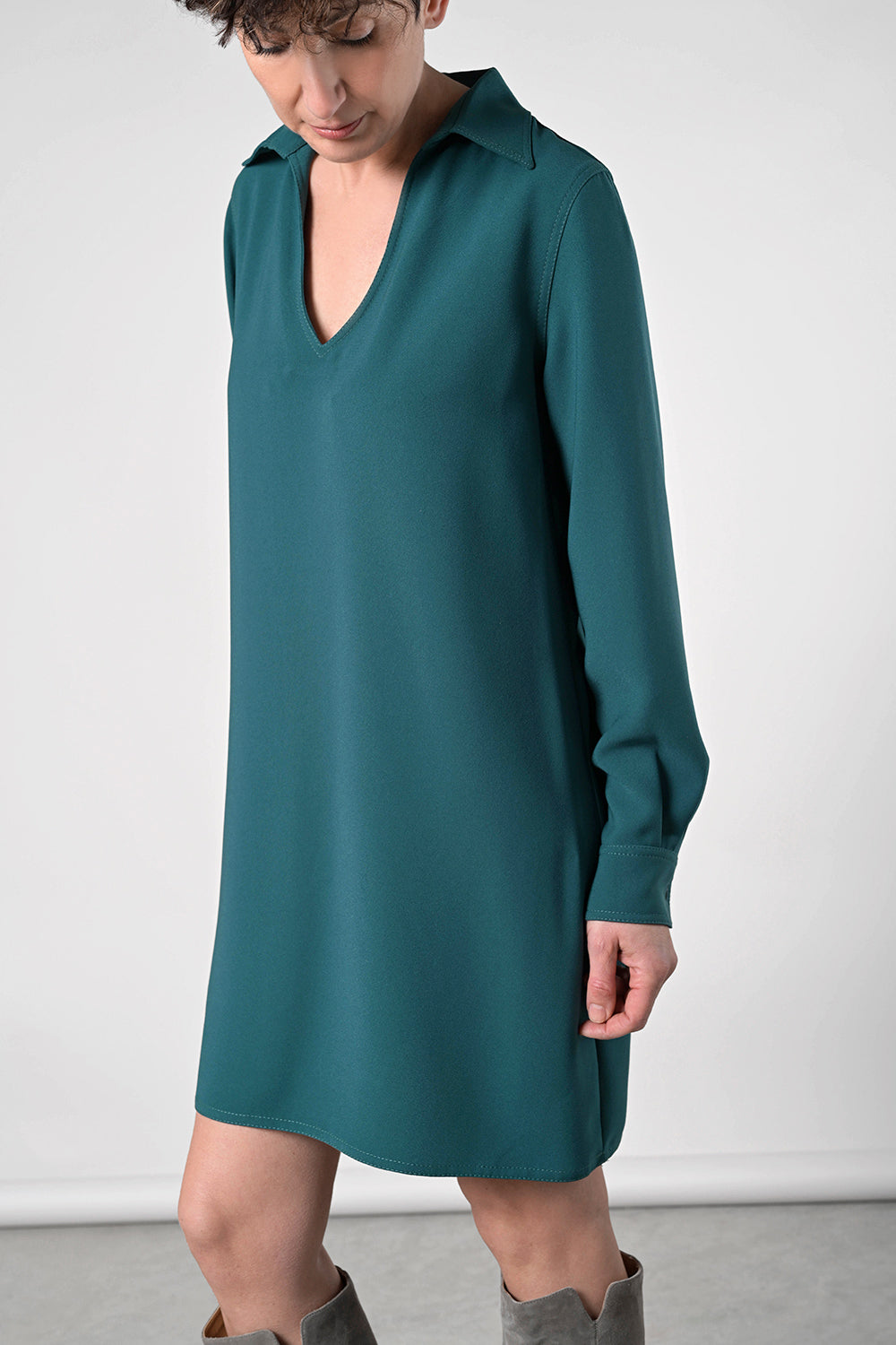 Adimona Dress - smaragd