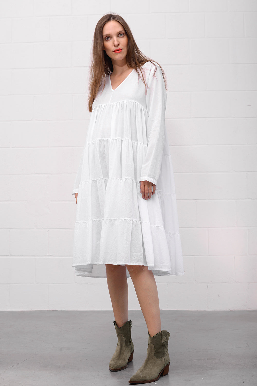 Alanta Dress - bianco