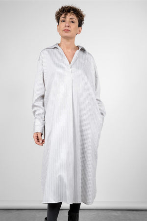 Asophie Dress - white stripe