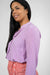 Camille Silk Blouse - lila