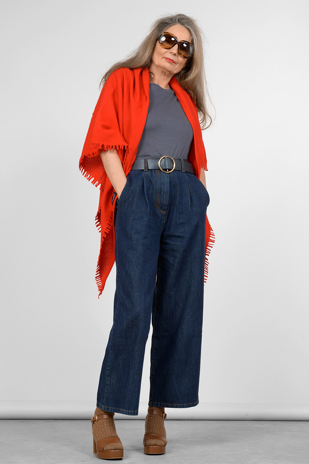 Quelara Stola - berry