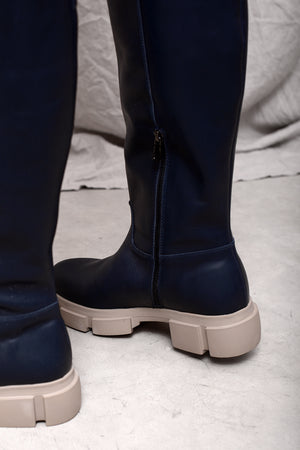 Scotland Vit Boots - blu sabbia