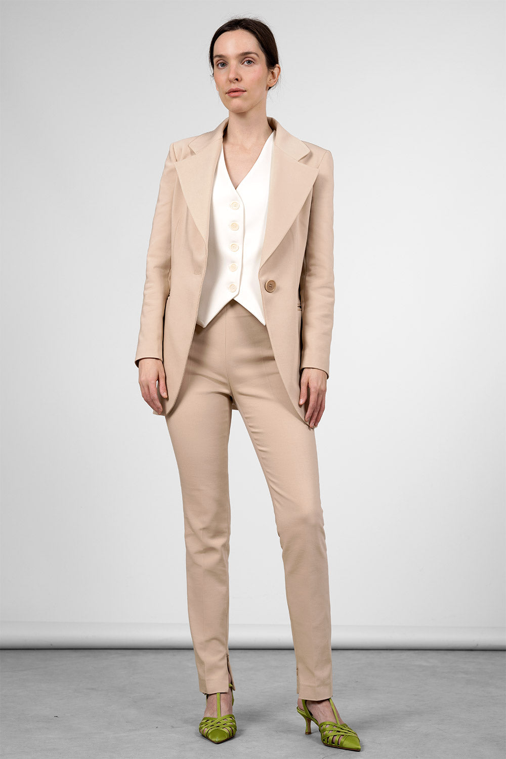 Yora 1111 Gilet- milk